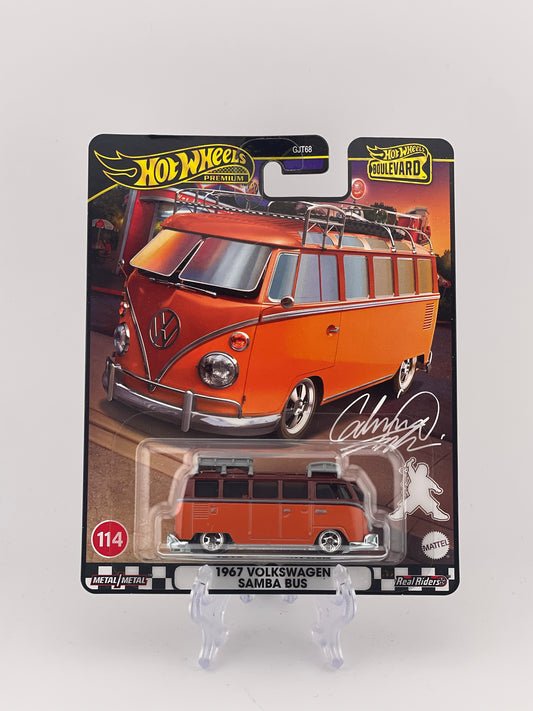 Hot Wheels Premium Boulevard #114 1967 Volkswagen Samba Bus