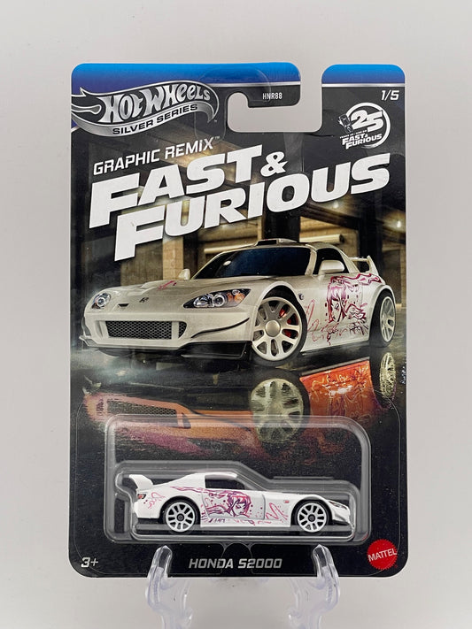 Hot Wheels Silver Series Fast & Furious Graphic Remix 1/5 Honda S2000