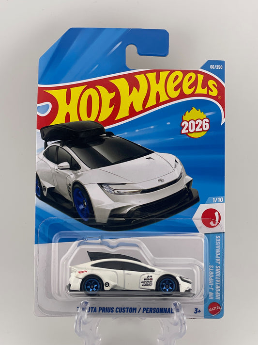 Hot Wheels Mainline Toyota Prius Custom *Ski Box Variation* HW J-Imports 1/10