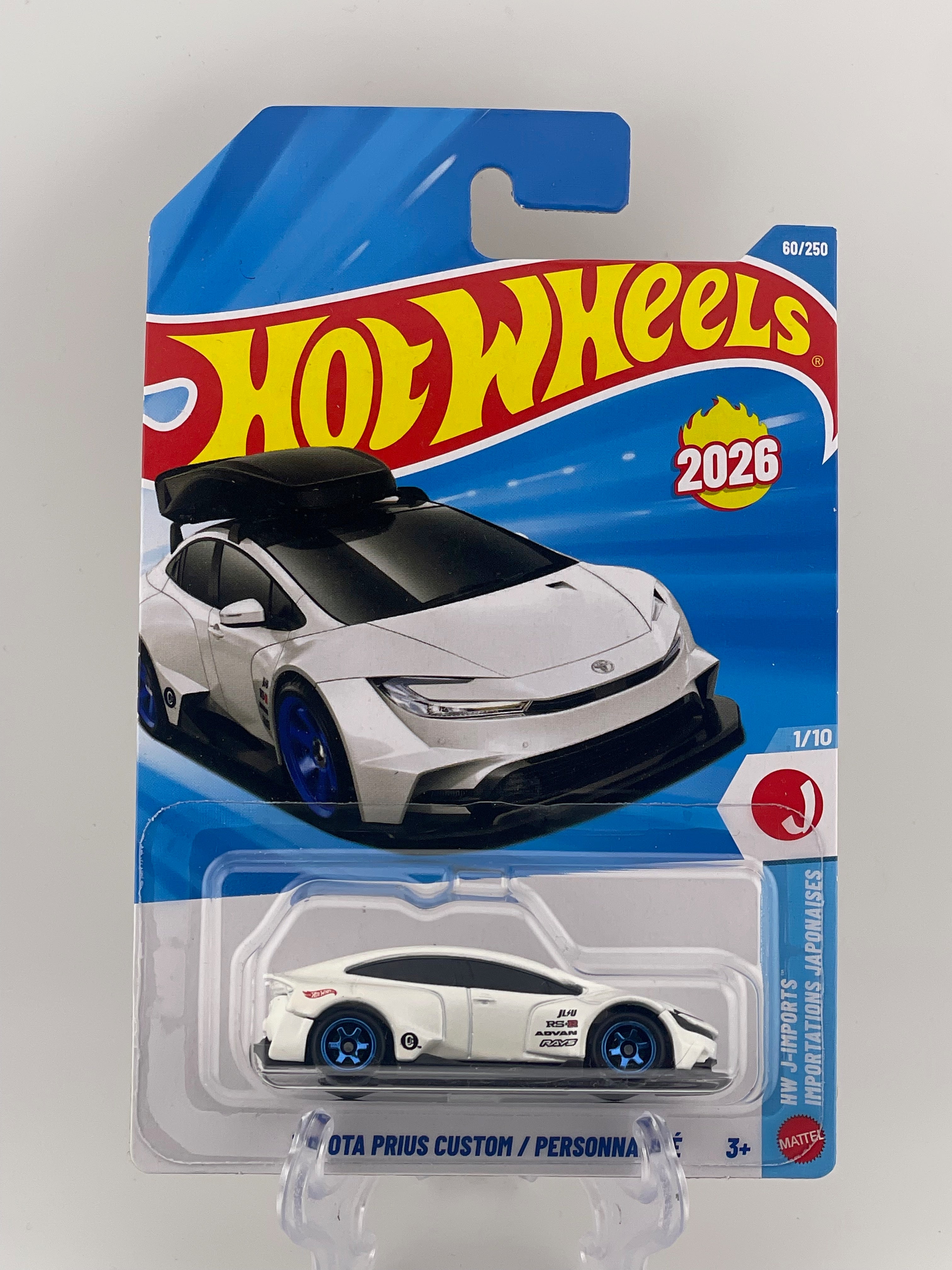 Hot Wheels Mainline Toyota Prius Custom *No Ski Box Variation* HW