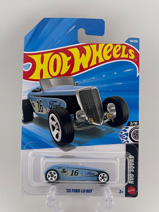 Hot Wheels Mainline '33 Ford Lo Boy Rod Squad 3/10