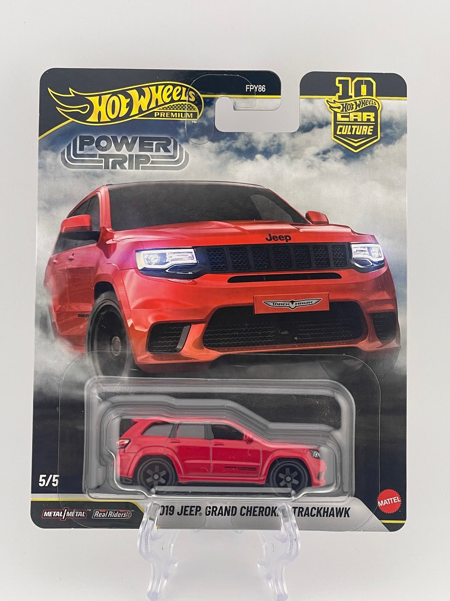 Hot Wheels Premium Car Culture Power Trip 5/5 2019 Jeep Grand Cherokee Trackhawk