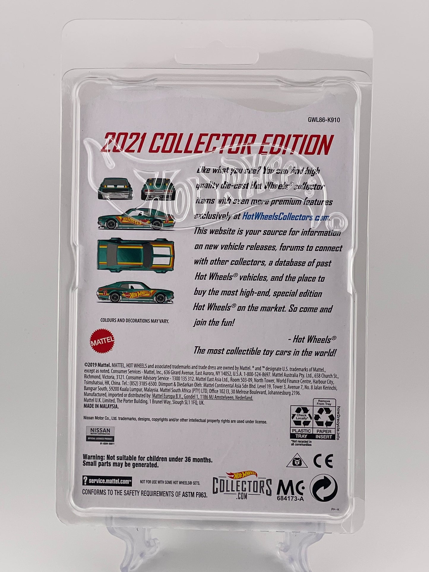 Hot Wheels 2021 Collector Edition Nissan Laurel 2000 SGX