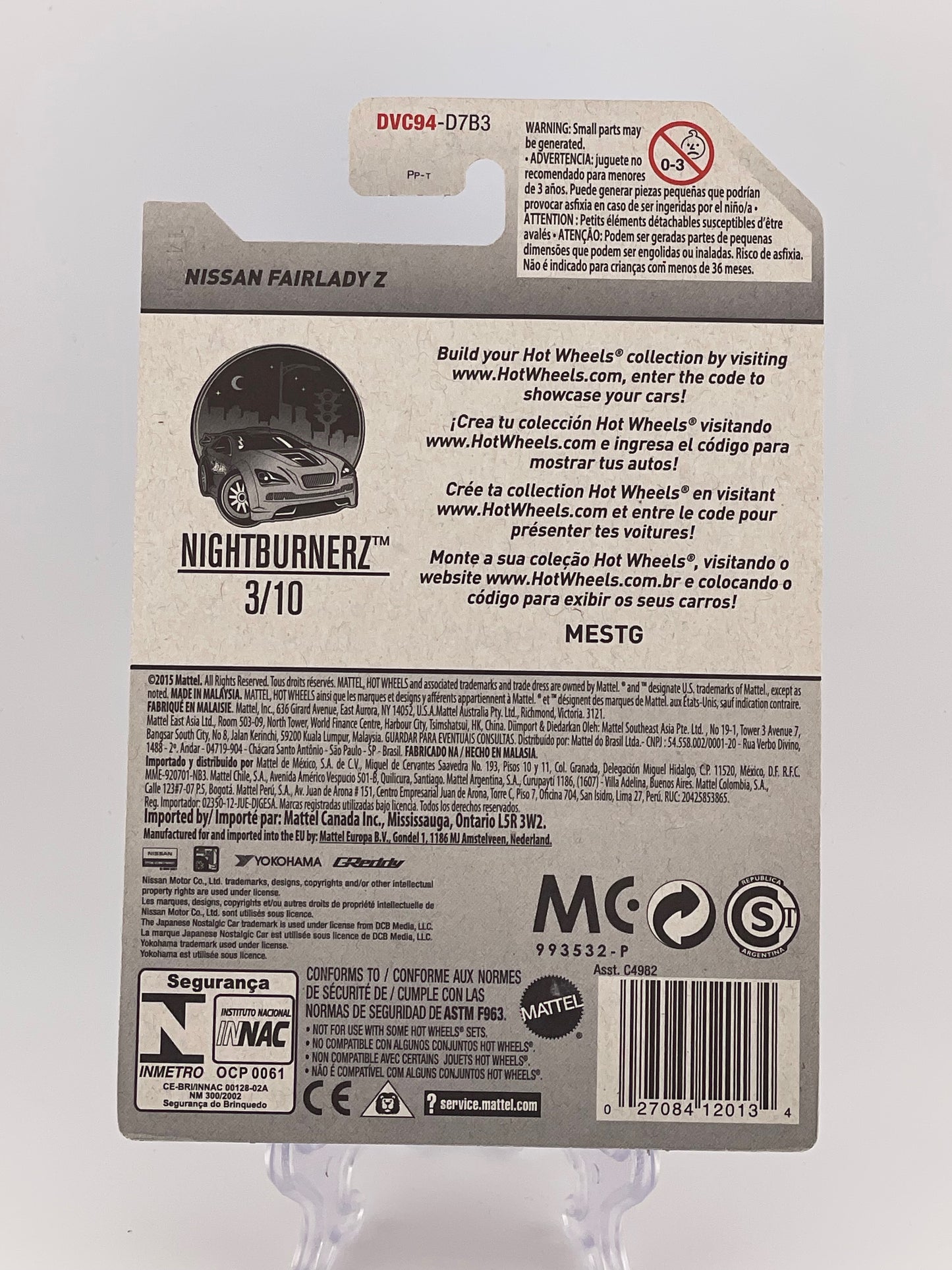 Hot Wheels Mainline Super Treasure Hunt *STH* Nissan Fairlady Z Nightburnerz 3/10