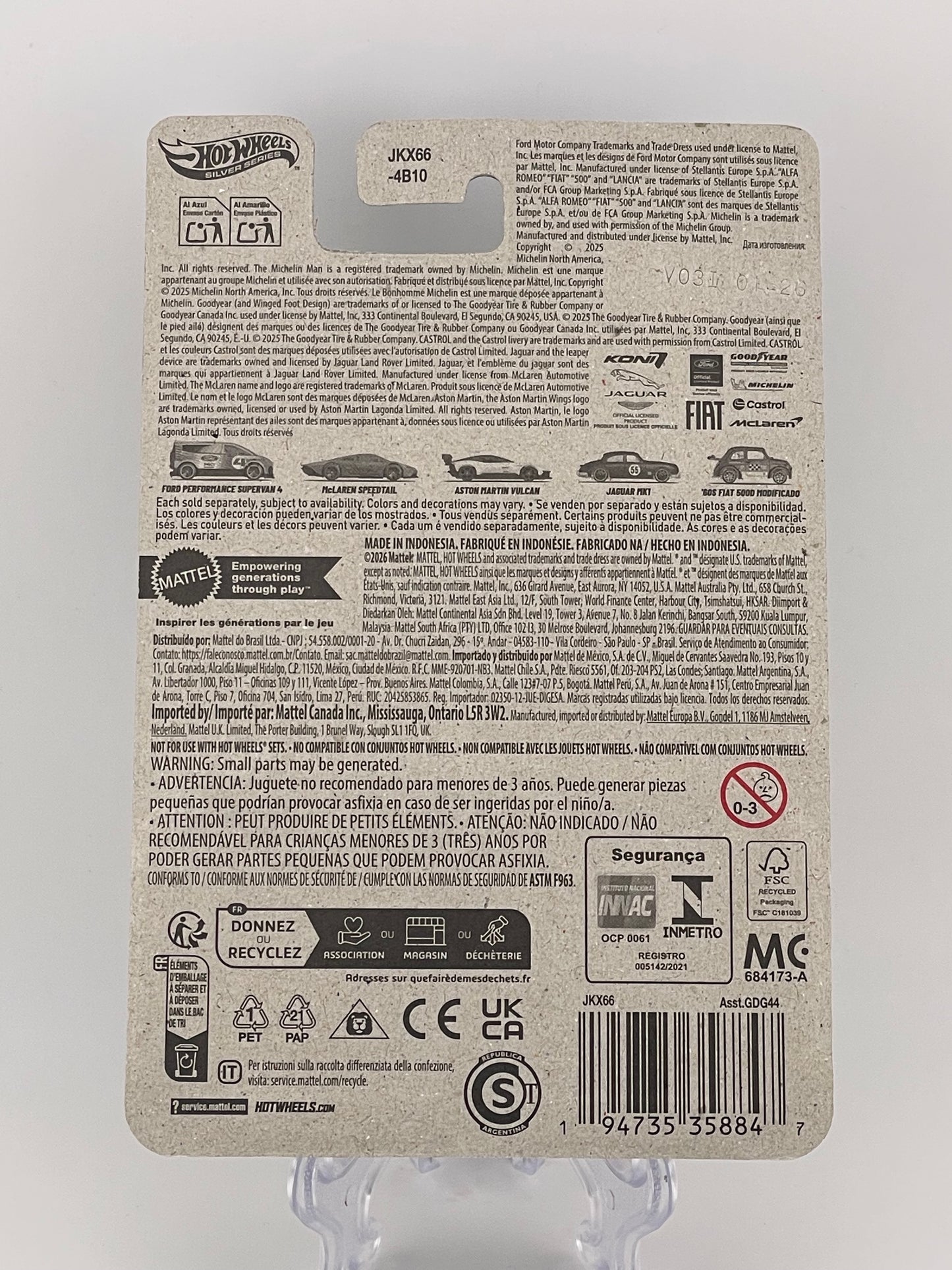 Hot Wheels Silver Series Summit Surge 1/5 Ford Performance Supervan 4