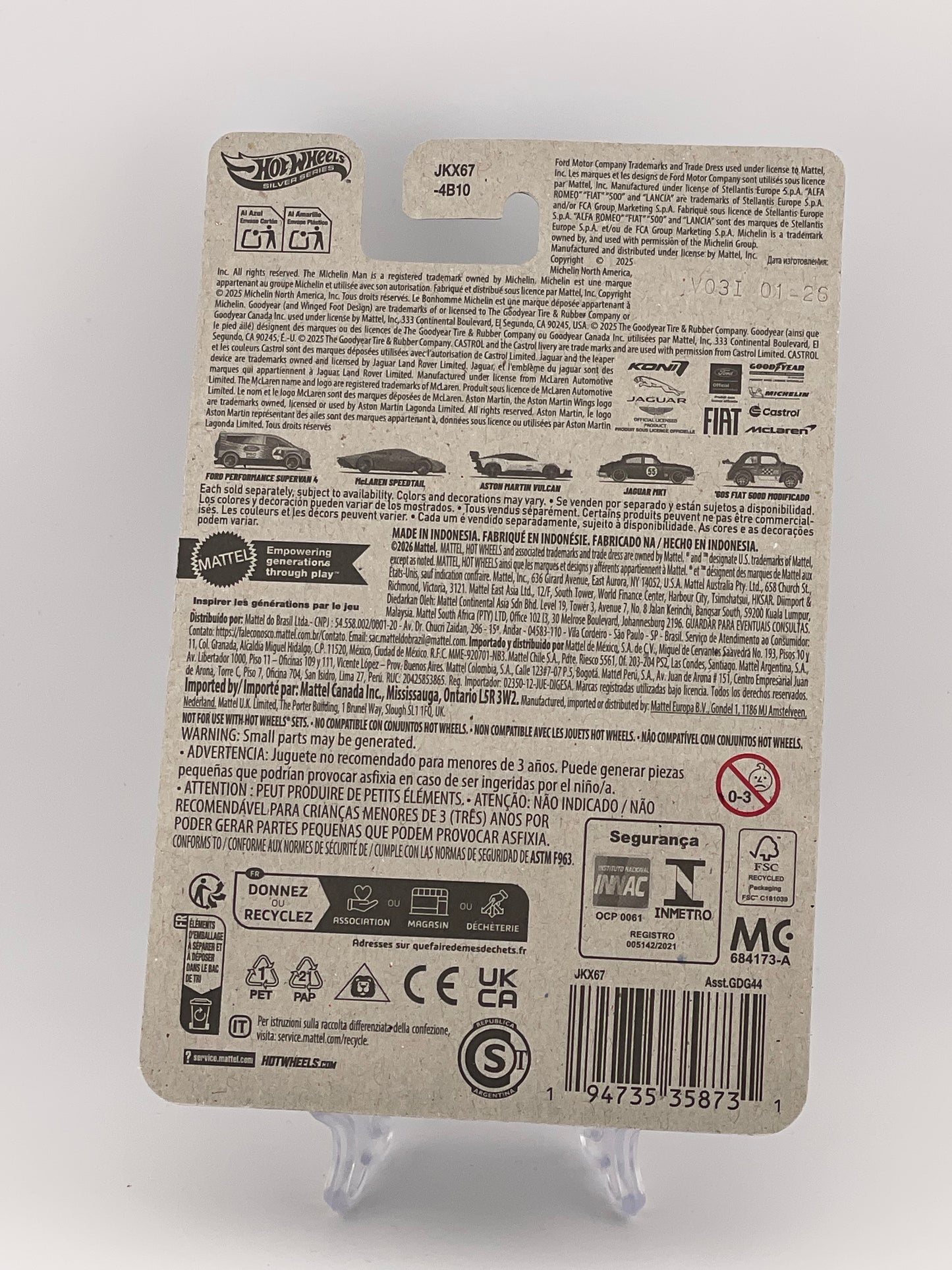 Hot Wheels Silver Series Summit Surge 2/5 Mclaren Speedtail