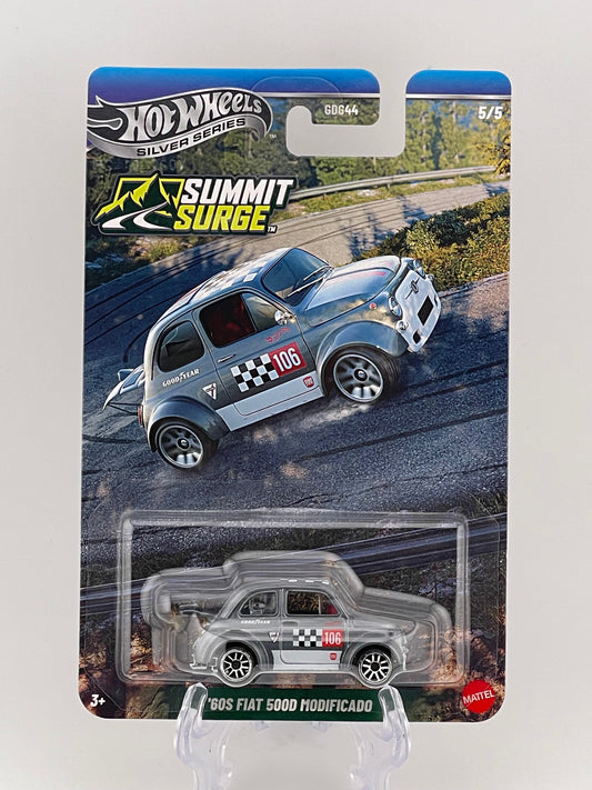 Hot Wheels Silver Series Summit Surge 5/5 '60s Fiat 500D Modificado
