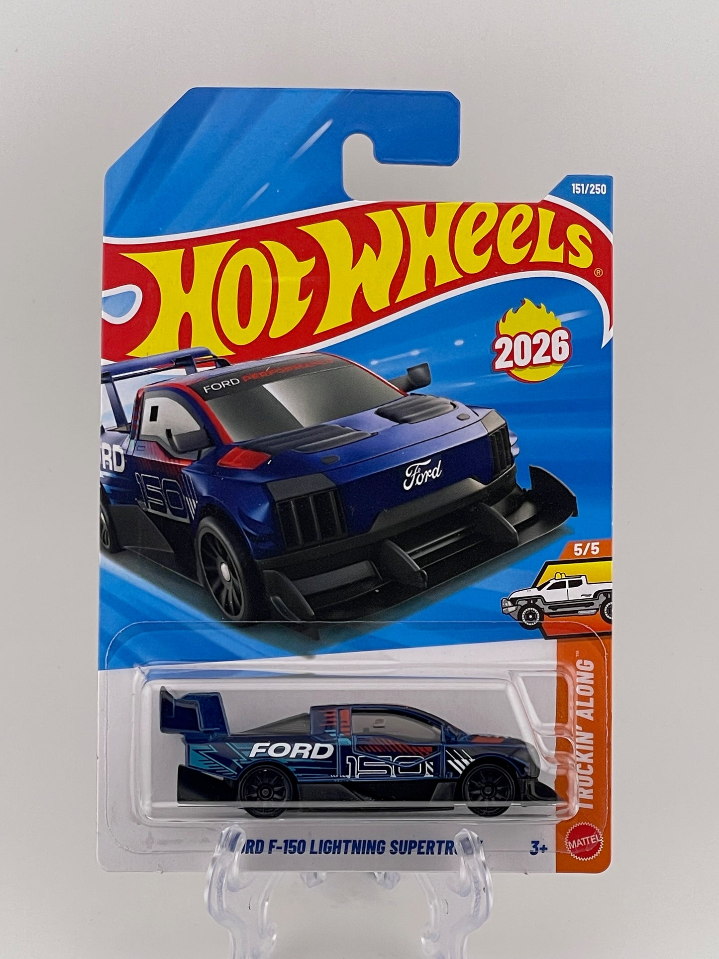 Hot Wheels Mainline Ford F-150 Lightning Supertruck Truckin' Along 5/5