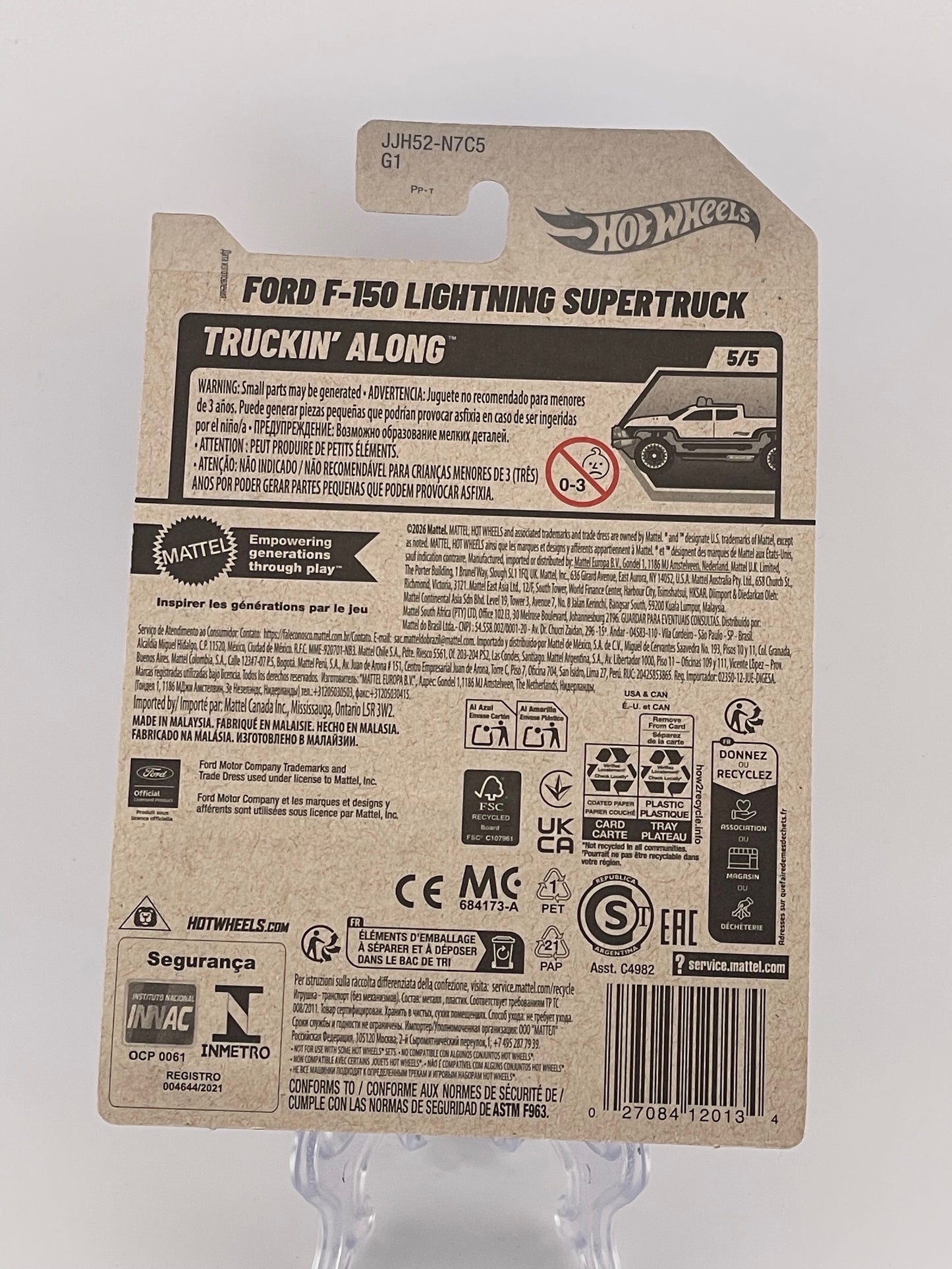 Hot Wheels Mainline Ford F-150 Lightning Supertruck Truckin' Along 5/5