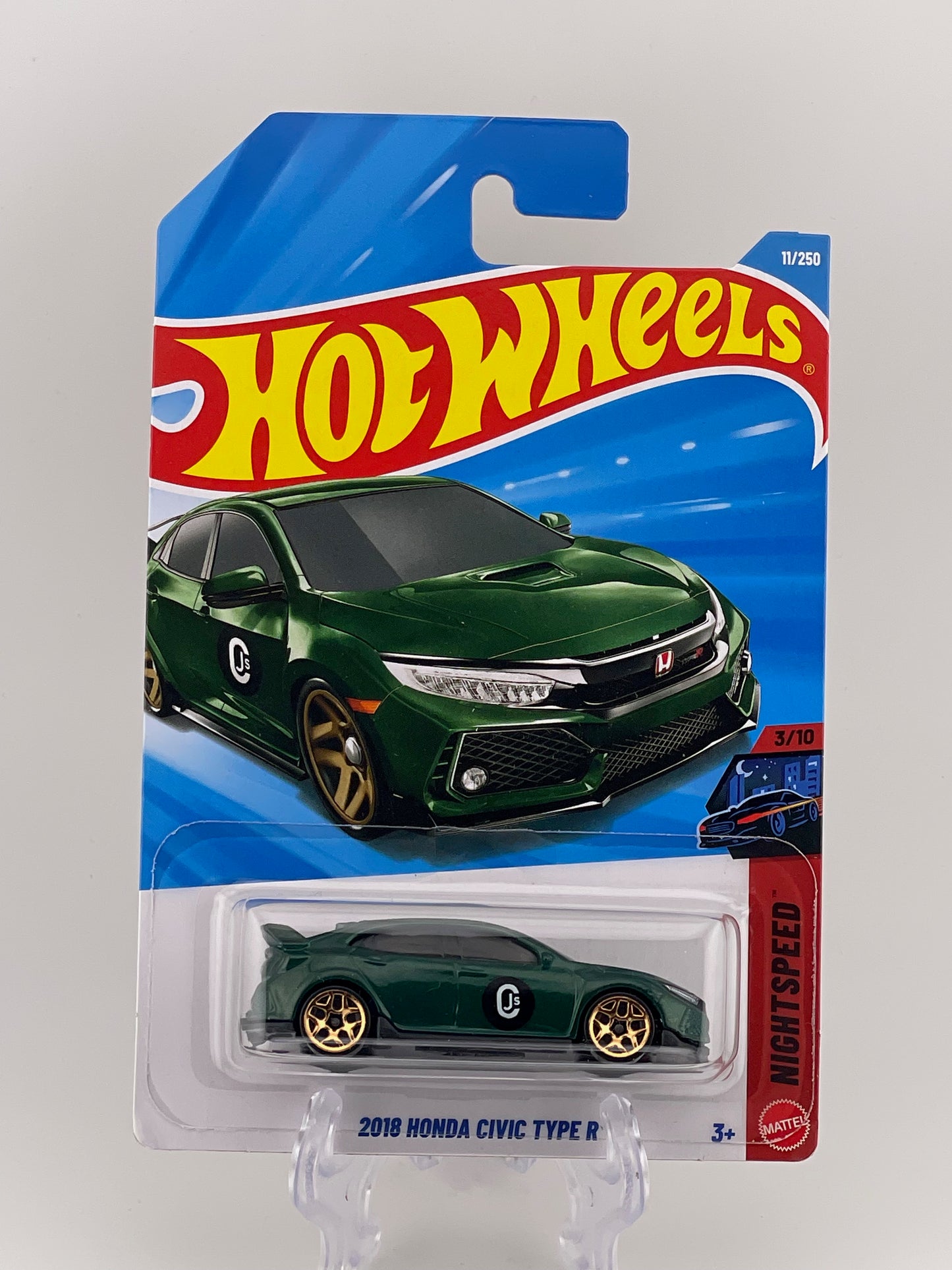 Hot Wheels Mainline 2018 Honda Civic Type R Nightspeed 3/10