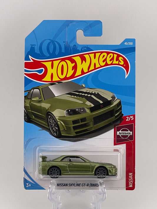 Hot Wheels Mainline Nissan Skyline GT-R (BNR34) Nissan 2/5 *Check Description*