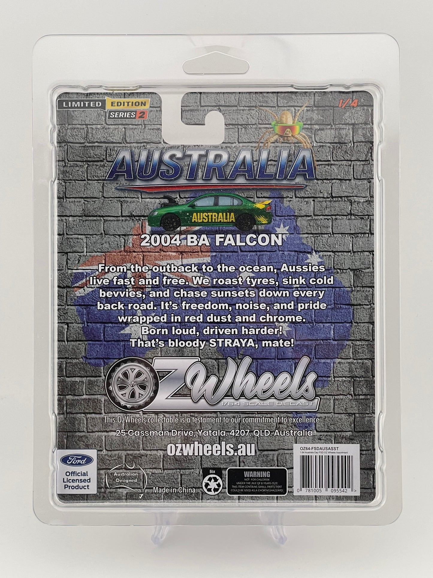 Oz Wheels Fully Sick Detail Australia Limited Edition Series 2 1/4 BA Ford Falcon Custom