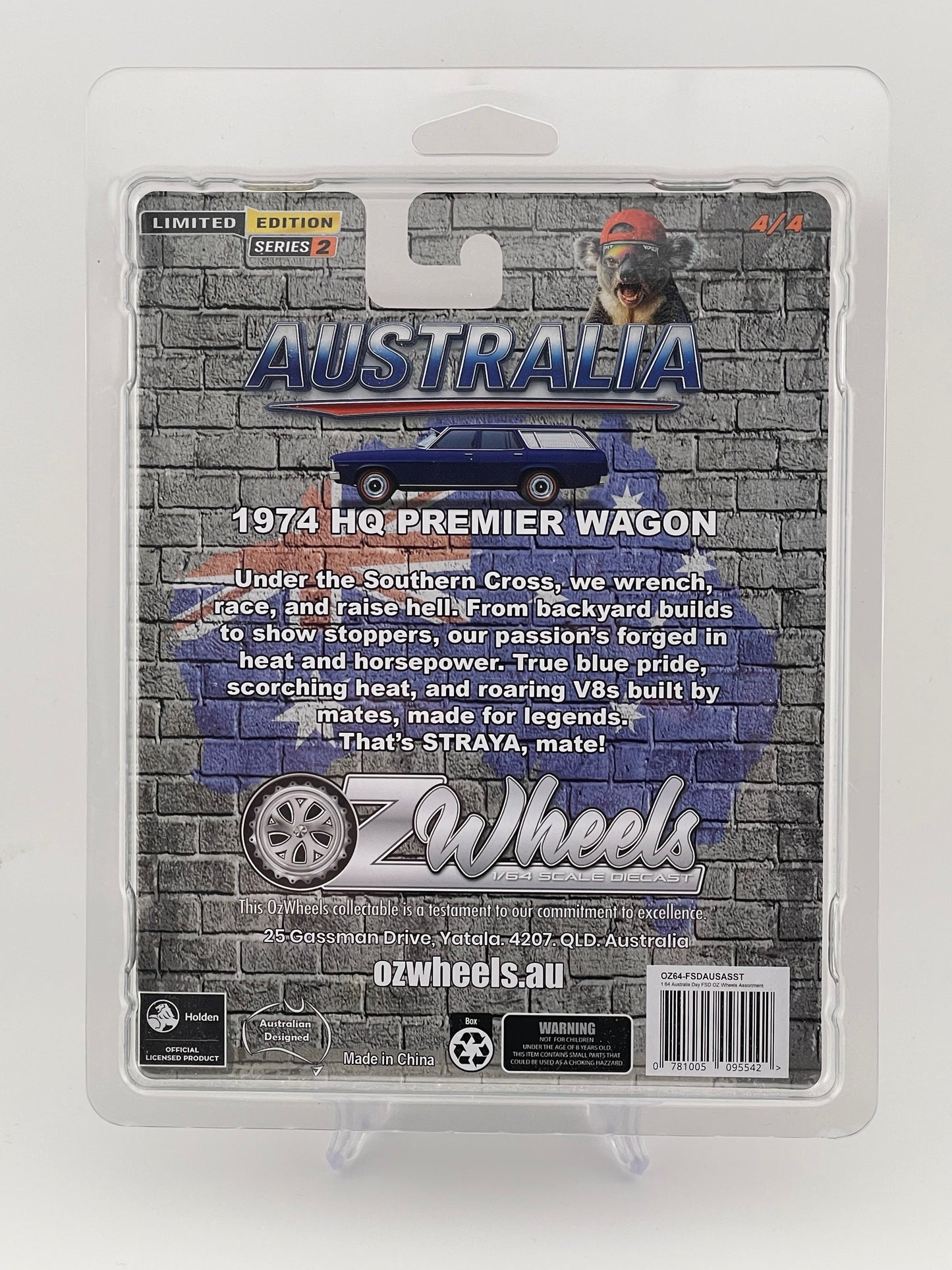Oz Wheels Fully Sick Detail Australia Limited Edition Series 2 4/4 HQ Prem Wagon
