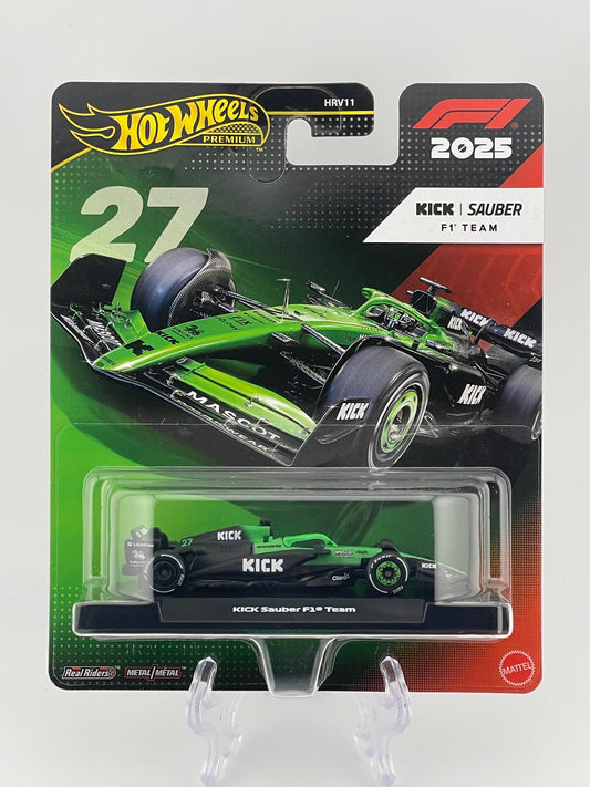 Hot Wheels Premium Formula 1 2025 Kick Sauber F1 Team (#27)
