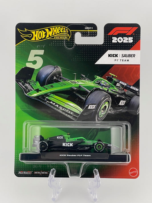 Hot Wheels Premium Formula 1 2025 Kick Sauber F1 Team (#5)