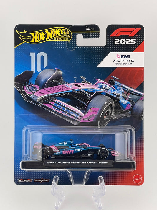 Hot Wheels Premium Formula 1 2025 BWT Alpine Formula One Team (#10)