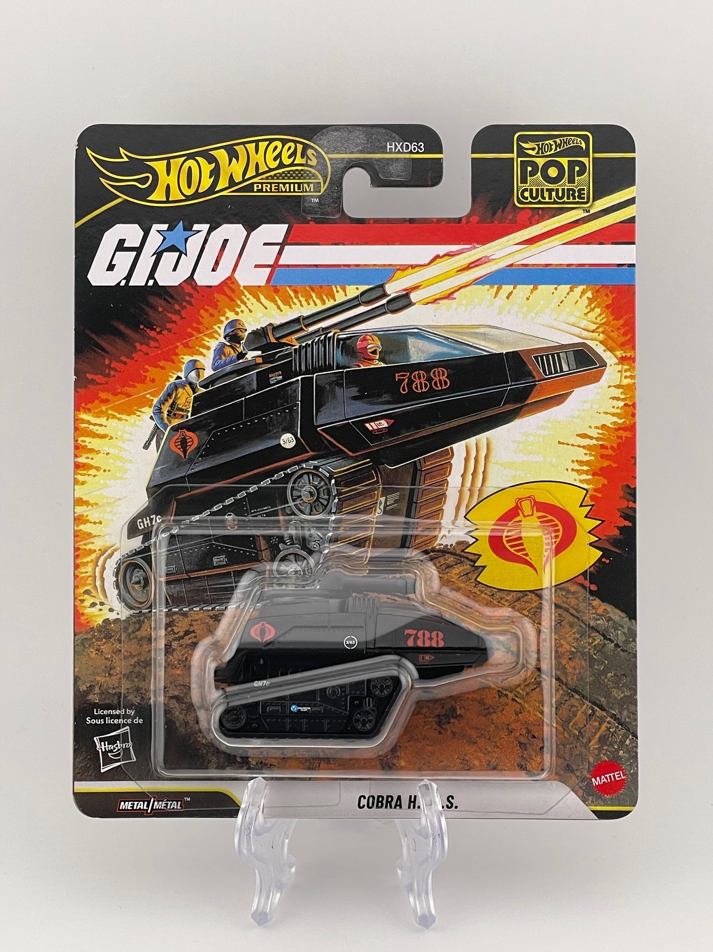 Hot Wheels Premium Pop Culture G.I.Joe Cobra H.I.S.S.