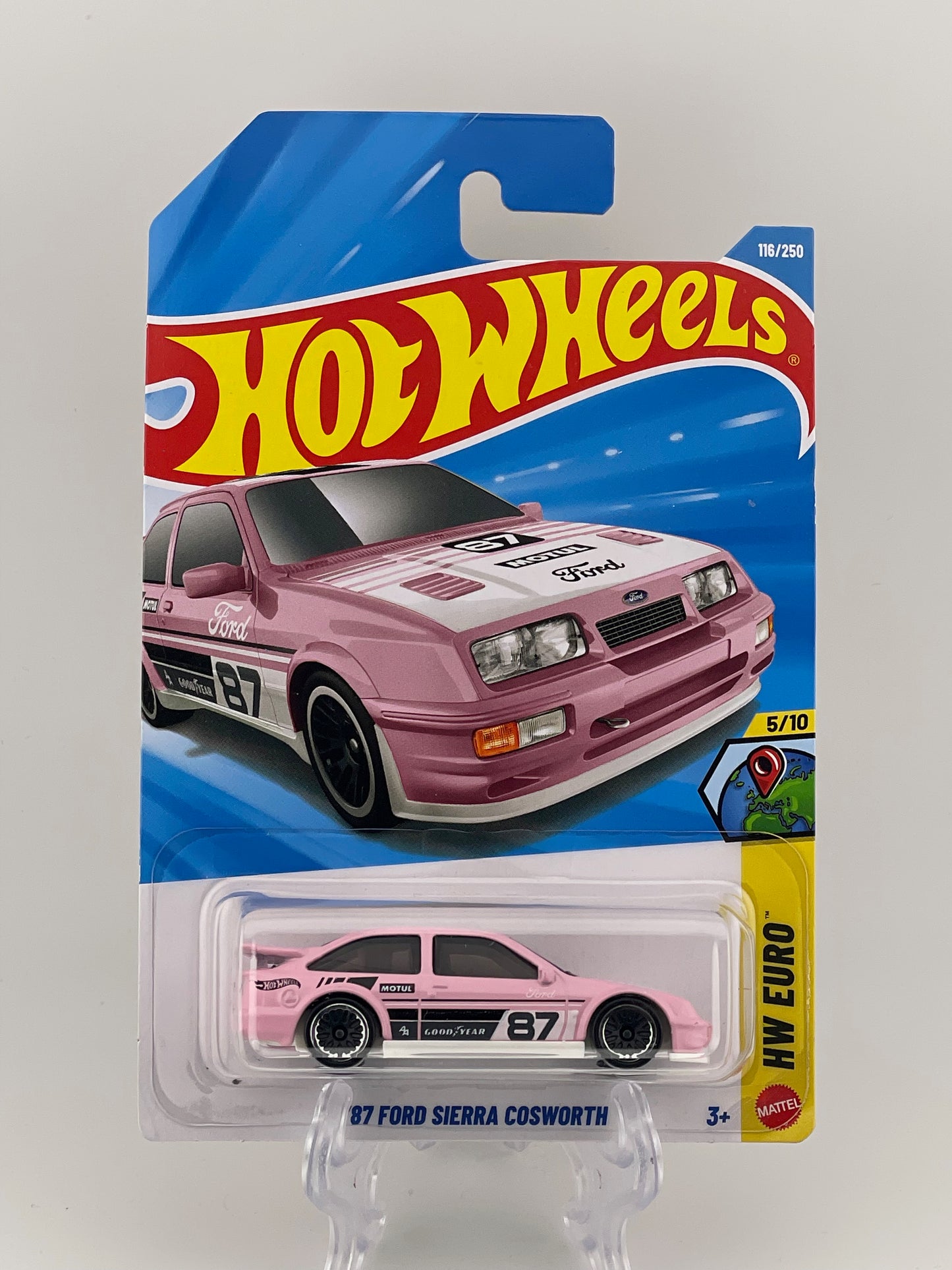 Hot Wheels Mainline '87 Ford Sierra Cosworth HW Euro 5/10