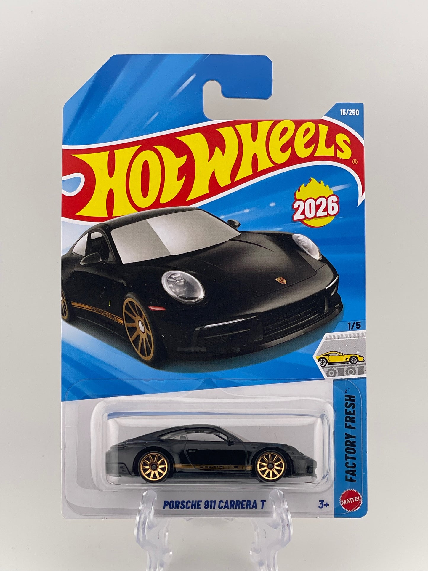 Hot Wheels Mainline Porsche 911 Carrera T Factory Fresh 1/5