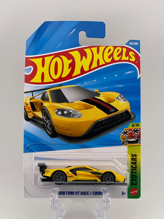 Hot Wheels Mainline Treasure Hunt *TH* 2016 Ford GT Race Exoticars 8/10