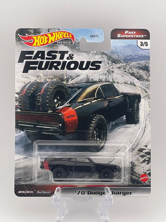 Hot Wheels Premium Fast & Furious 3/5 '70 Dodge Charger