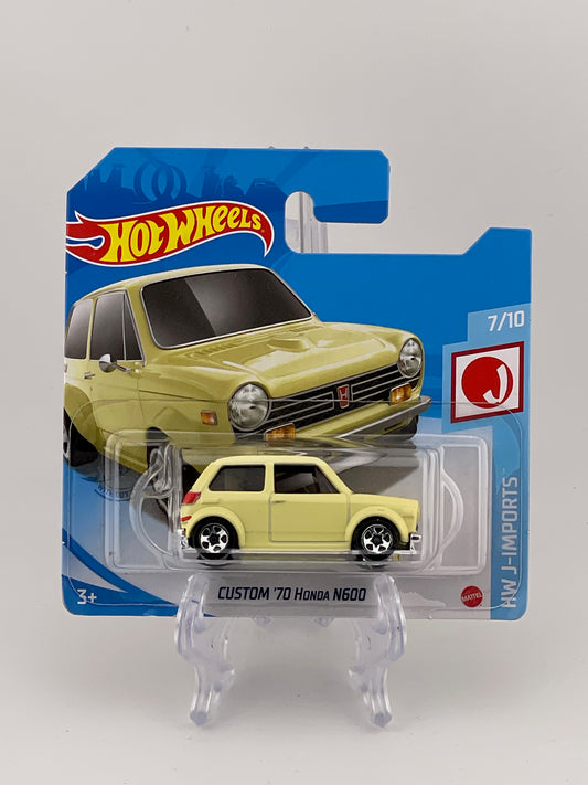 Hot Wheels Mainline Custom '70 Honda N600 HW J-Imports 7/10 *Short Card*