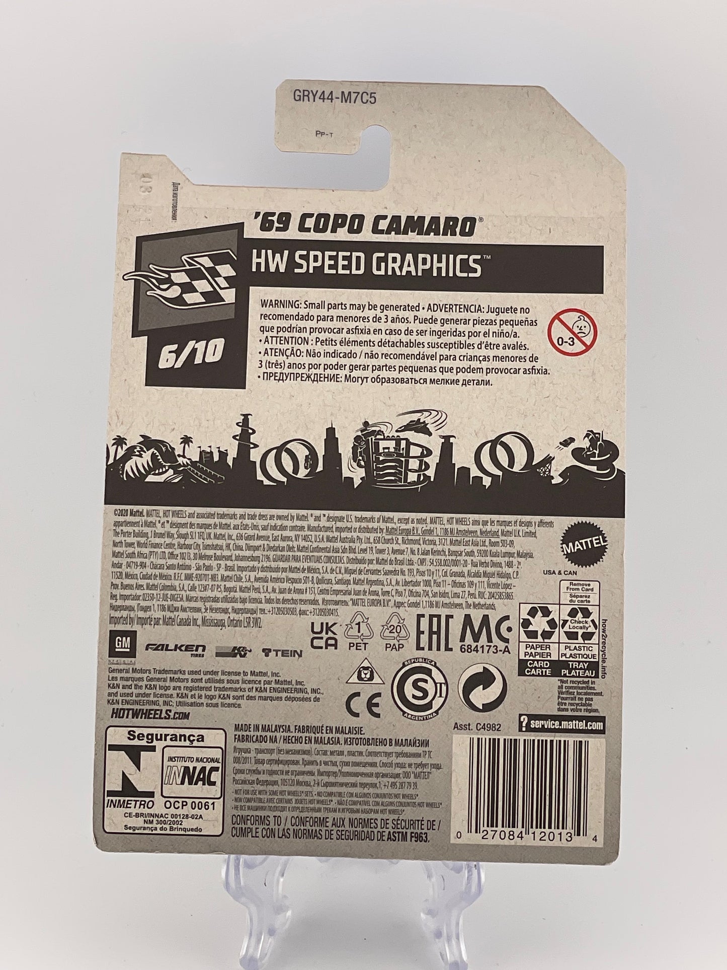 Hot Wheels Mainline '69 Copo Camaro HW Speed Graphics 6/10