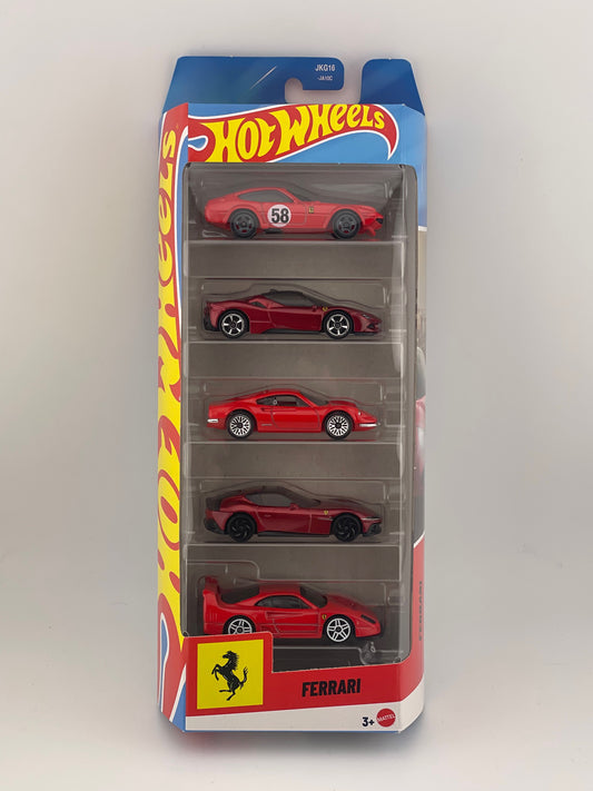 Hot Wheels Ferrari 5 Pack