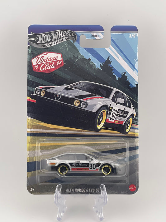 Hot Wheels Silver Series Vintage Club 1968 3/5 Alfa Romeo GTV6 30
