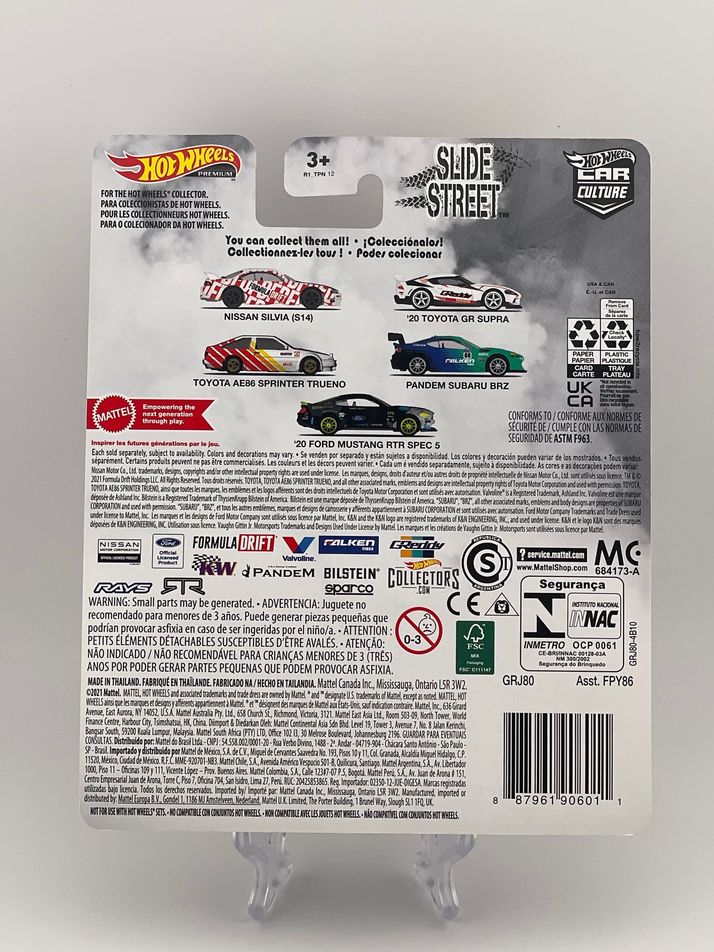 Hot Wheels Premium Car Culture Slide Street 5/5 '20 Ford Mustang RTR Spec 5