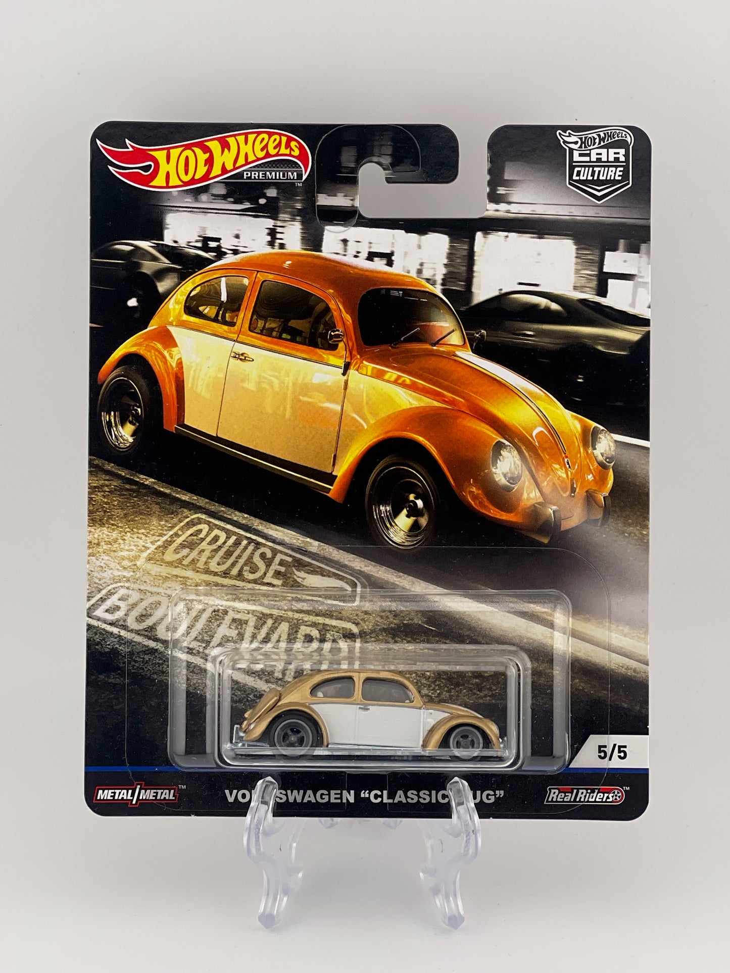 Hot Wheels Premium Car Culture Cruise Boulevard 5/5 Volkswagen "Classic Bug"
