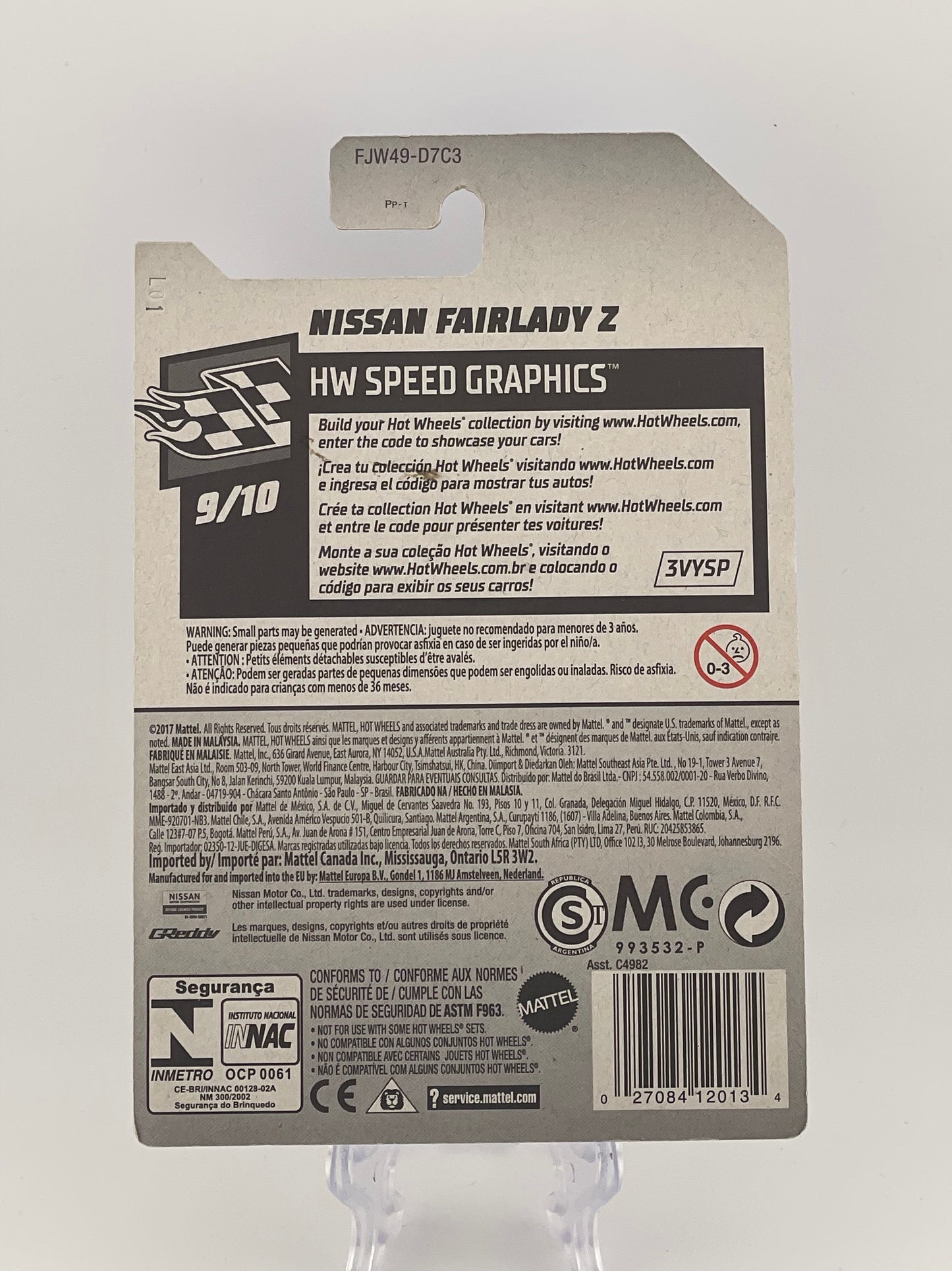 Hot Wheels Mainline Nissan Fairlady Z HW Speed Graphics 9/10 *Check Description*