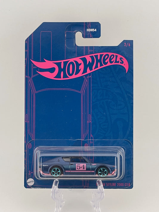 Hot Wheels Themed Assortment 54th Anniversary 2/6 Nissan Skyline 2000 GT-R *Check Description*