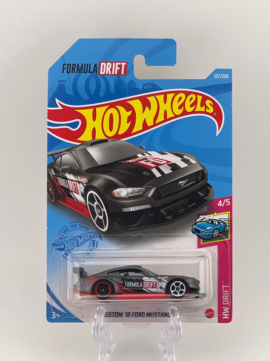 Hot Wheels Mainline Custom '18 Ford Mustang GT HW Drift 4/5