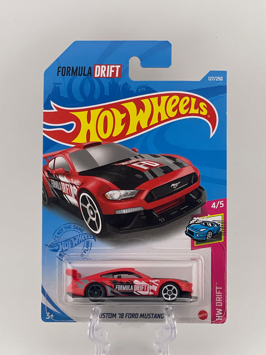 Hot Wheels Mainline Custom '18 Ford Mustang GT HW Drift 4/5