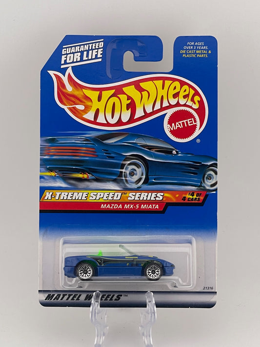 Hot Wheels Mainline Mazda MX-5 Miata X-Treme Speed Series 4/4