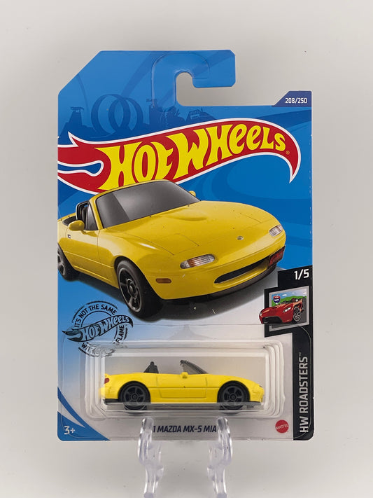Hot Wheels Mainline '91 Mazda MX-5 Miata HW Roadsters 1/5 *Check Description*