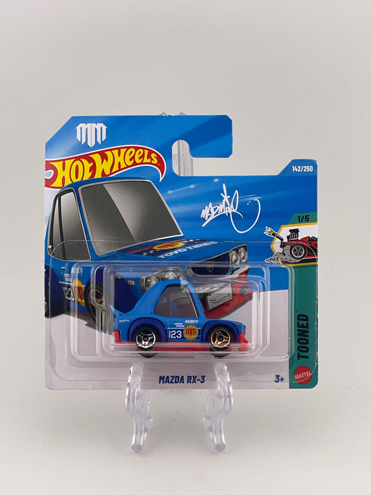 Hot Wheels Mainline Mazda RX-3 Tooned 1/5 *Short Card*