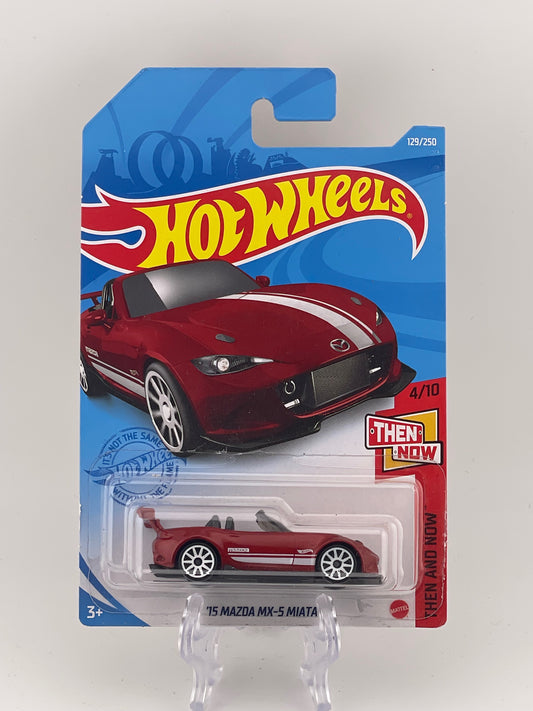 Hot Wheels Mainline '15 Mazda MX-5 Miata Then And Now 4/10 *Check Description*