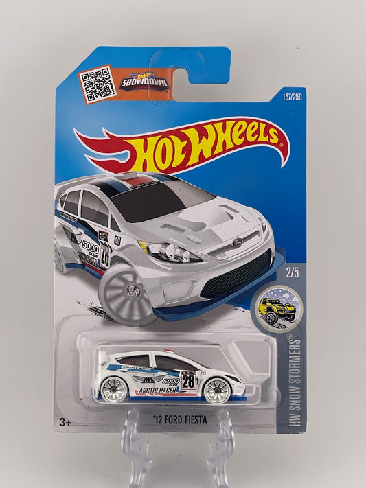 Hot Wheels Mainline '12 Ford Fiesta HW Snow Stormers 2/5 *Check Description*