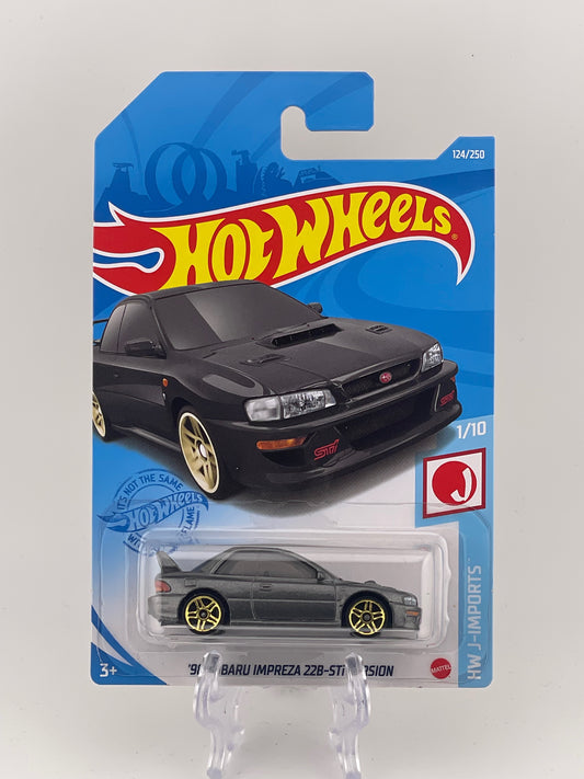 Hot Wheels Mainline '98 Subaru Impreza 22B STI-Version HW J-Imports 1/10