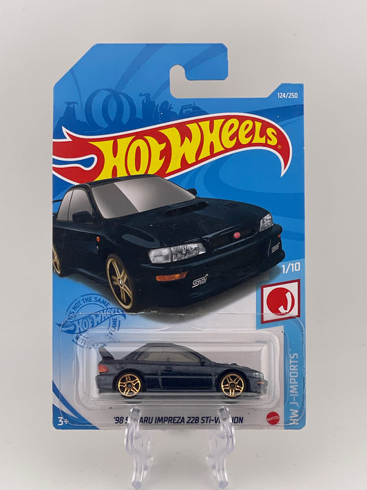 Hot Wheels Mainline '98 Subaru Impreza 22B STI-Version HW J-Imports 1/10