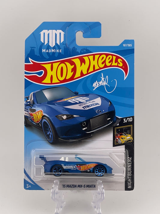 Hot Wheels Mainline '15 Mazda MX-5 Miata Nightburnerz 3/10