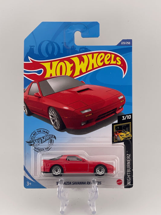 Hot Wheels Mainline '89 Mazda Savanna RX-7 FC3S Nightburnerz 3/10