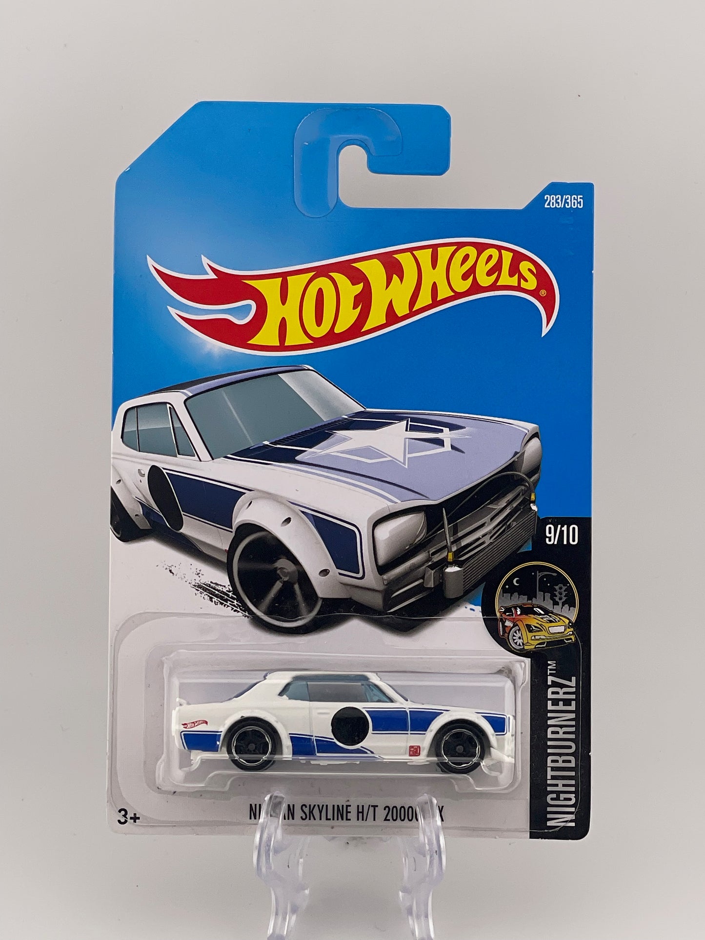 Hot Wheels Mainline Nissan Skyline H/T 2000GT-X Nightburnerz 9/10