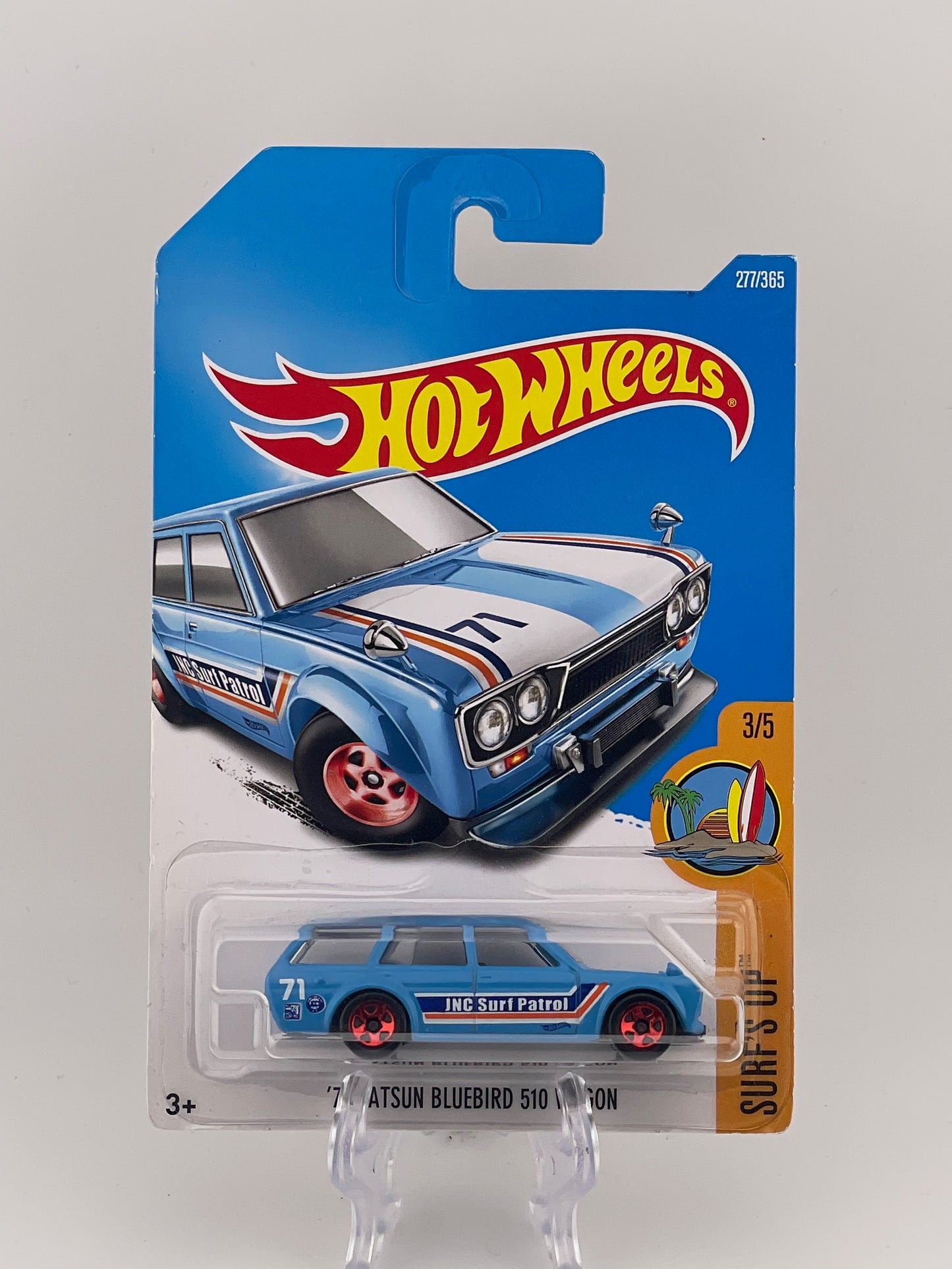Hot Wheels Mainline '71 Datsun Bluebird 510 Wagon Surf's Up 3/5