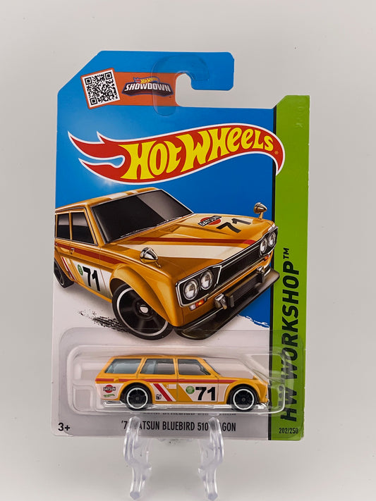 Hot Wheels Mainline '71 Datsun Bluebird 510 Wagon HW Workshop *Check Description*