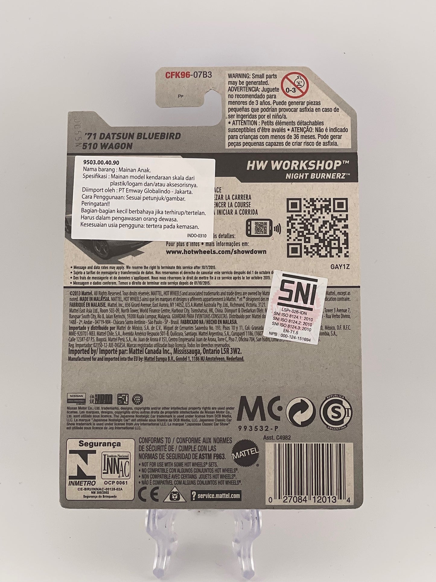 Hot Wheels Mainline '71 Datsun Bluebird 510 Wagon HW Workshop *Check Description*