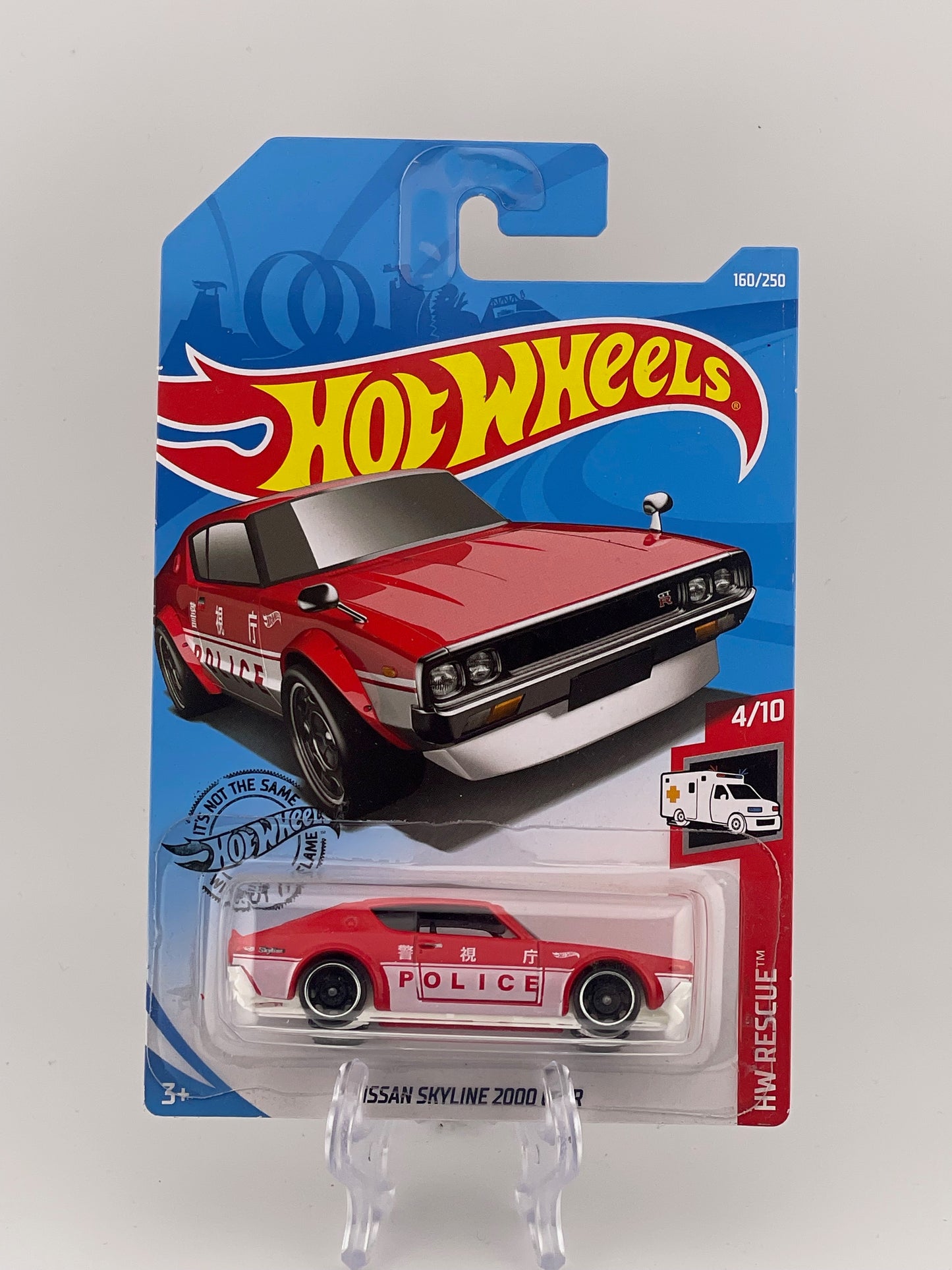 Hot Wheels Mainline Nissan Skyline 2000 GT-R HW Rescue 4/10