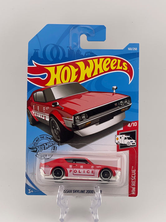 Hot Wheels Mainline Nissan Skyline 2000 GT-R HW Rescue 4/10